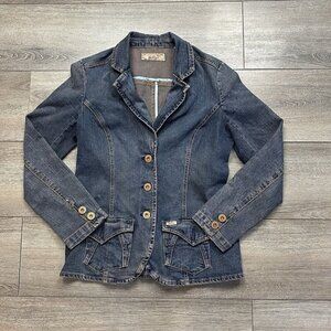 Levi Strauss Women’s Signature Stretch Denim Jean Jacket Sz M Y2K